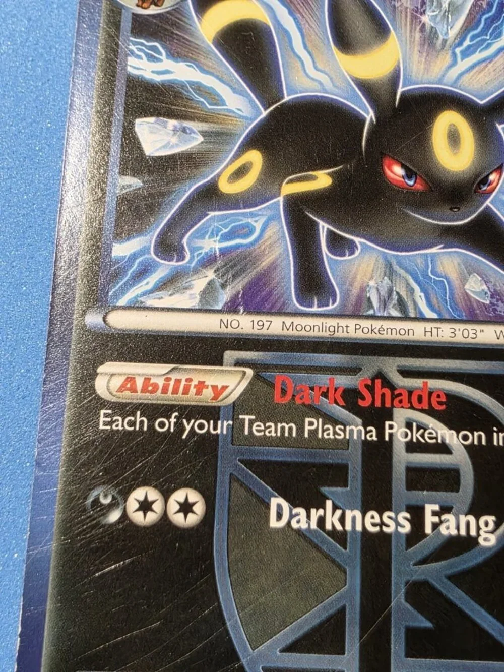 Pokémon Umbreon 064/116 Deck Exclusives Rare 100 HP Darkness Fang Card